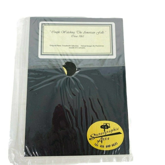 Couple Niagara Falls‎ NY Stereoview 3d Photo - Picture 4 of 8